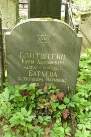 Блитштейн Наум Абрамович, Москва, Востряковское кладбище